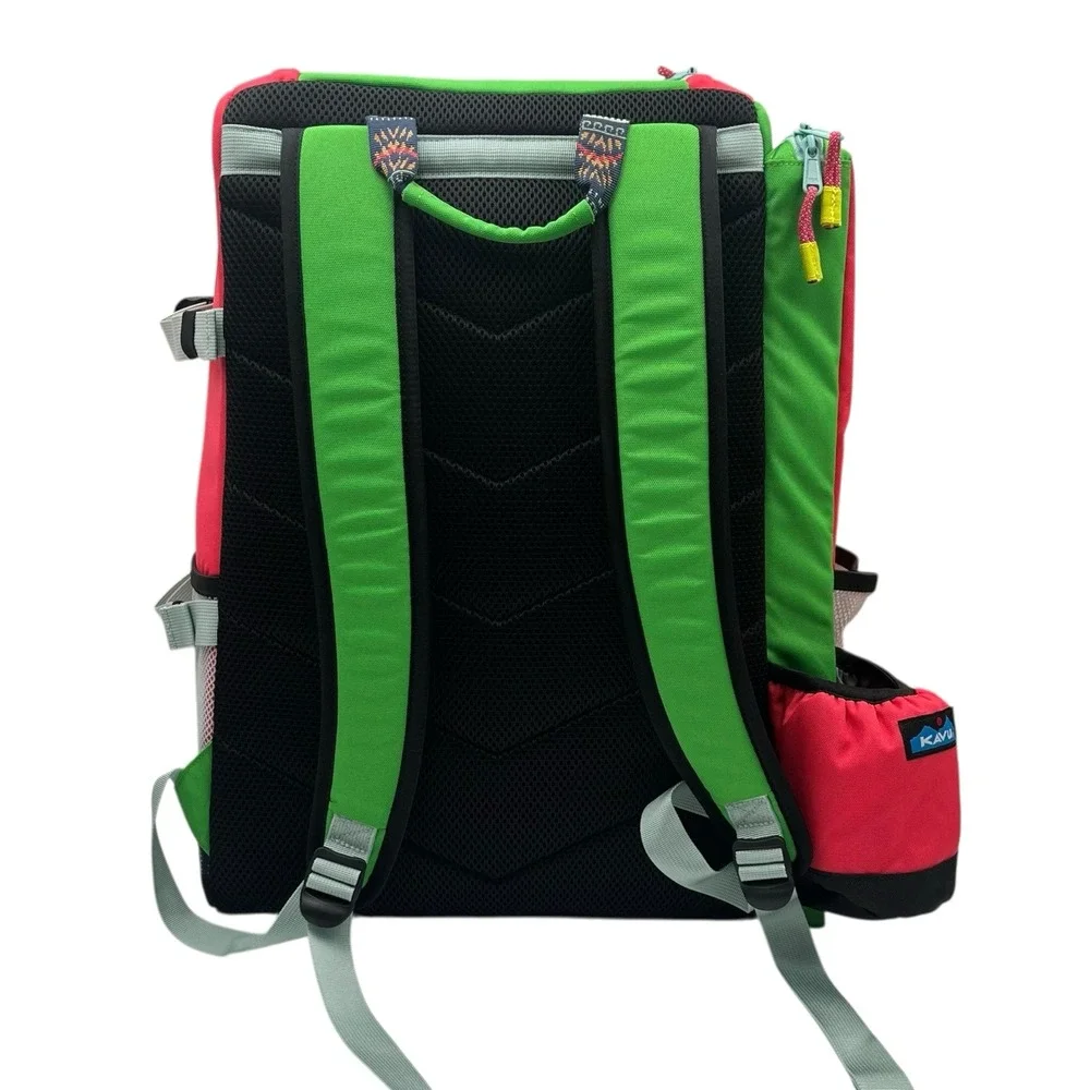 KAVU Pacific Rimshot Disc Golf Bag Padded Frisbee Holder Backpack - Carnival